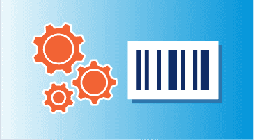 Barcodegenerator Barcode und Zahnräder